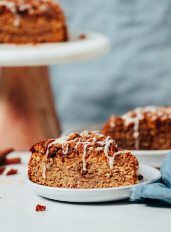 1-Bowl Vegan Coffee Cake (Gluten-Free, Oil-Free)1