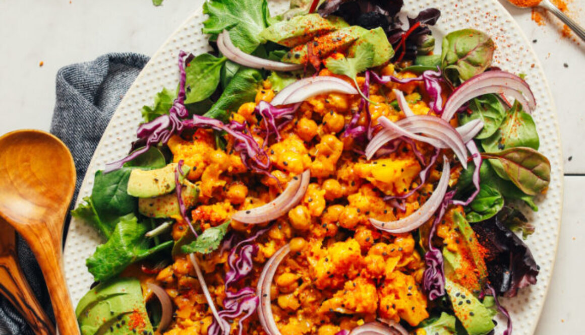 1-Pot Yellow Chickpea Cauliflower Curry (Vegan, Gluten-Free)122