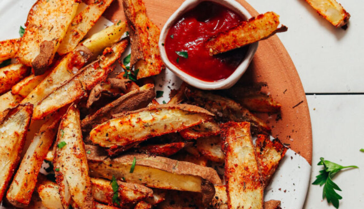 Crispy Cajun Baked Fries (Oil-Free!)54