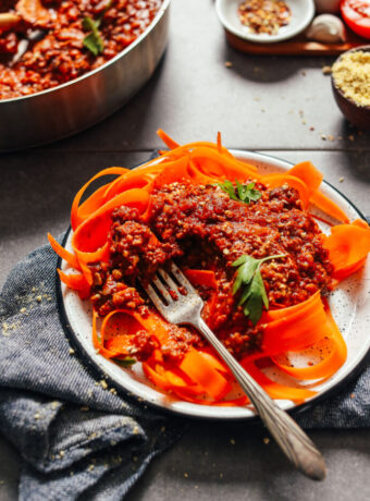 PERFECT-1-Pan-Tempeh-Bolognese-Hearty-flavorful-ready-in-30-minutes-vegan-glutenfree-pasta-marinara-tempeh