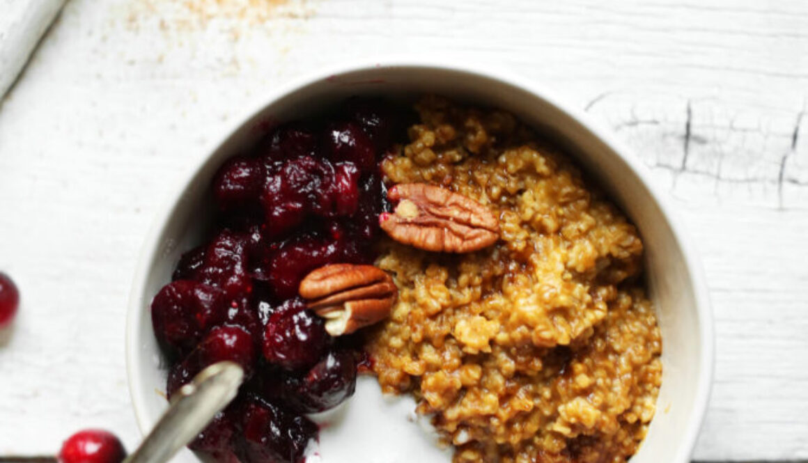 Pumpkin-Oats-with-Roasted-Cranberries-4