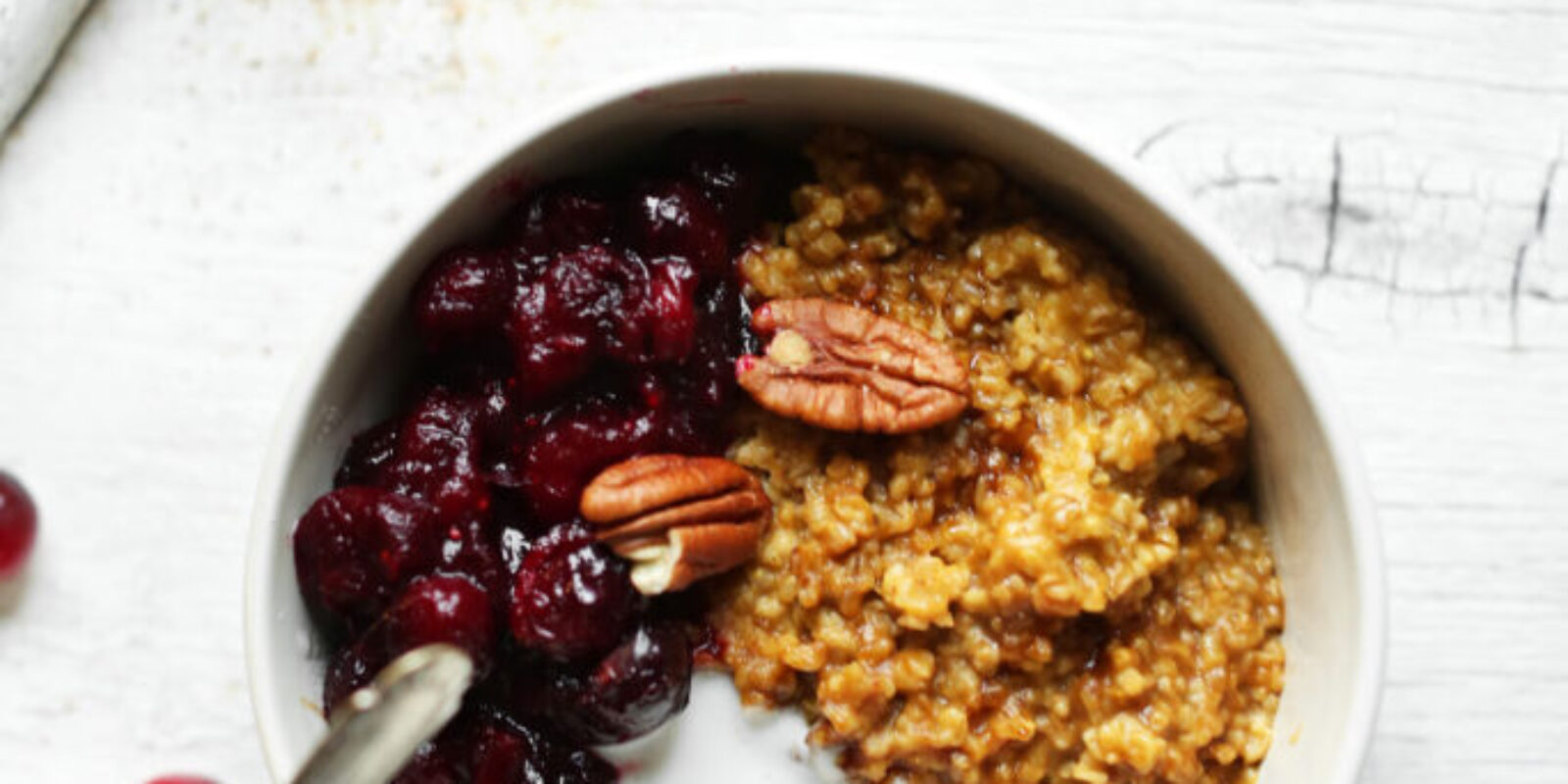 Pumpkin-Oats-with-Roasted-Cranberries-4